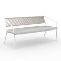 Divano 2 Posti per il Giardino con Cuscino Incluso Made in Italy - Prato