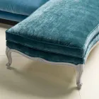 Divano ad angolo design classico di lusso, made in Italy, Narciso Viadurini
