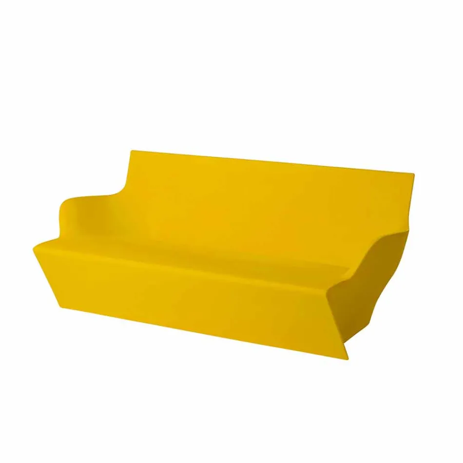 Divano con braccioli Slide Kami Yon colorato di design fatto in Italia Viadurini