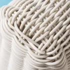 Divano da Esterno 3 Posti in Polyrattan Intrecciato - Charlie  Viadurini