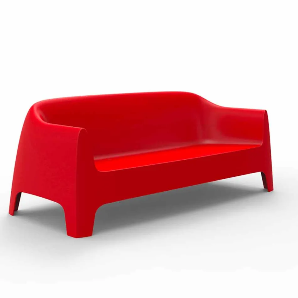 Divano da esterno design moderno Solid by Vondom in polipropilene Viadurini