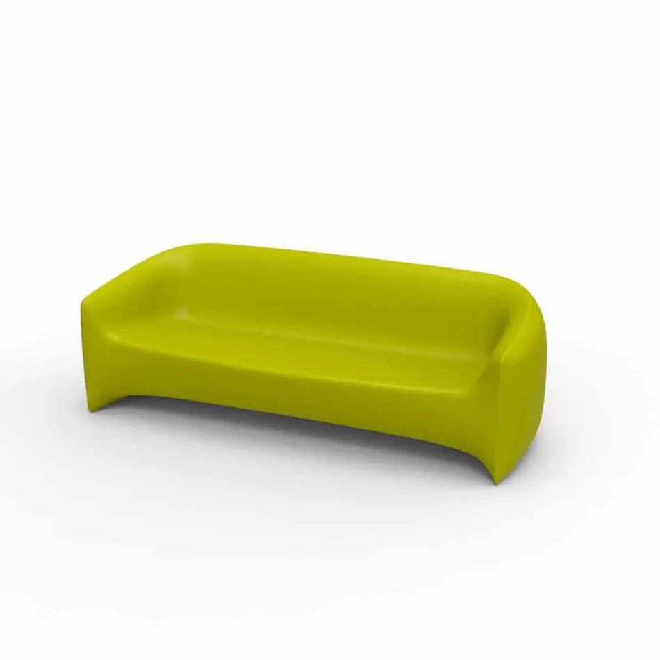 Divano da esterno di design in resina di polietilene Blow by Vondom Viadurini