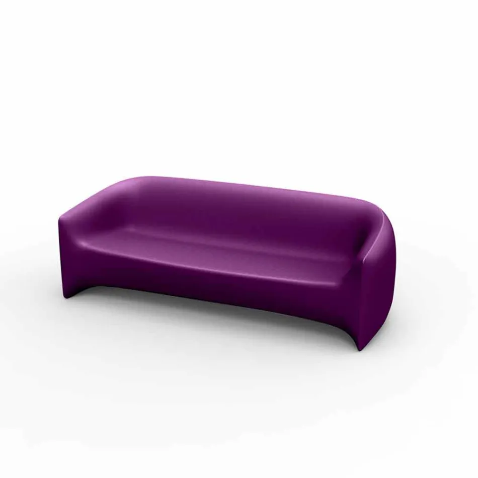 Divano da esterno di design in resina di polietilene Blow by Vondom Viadurini
