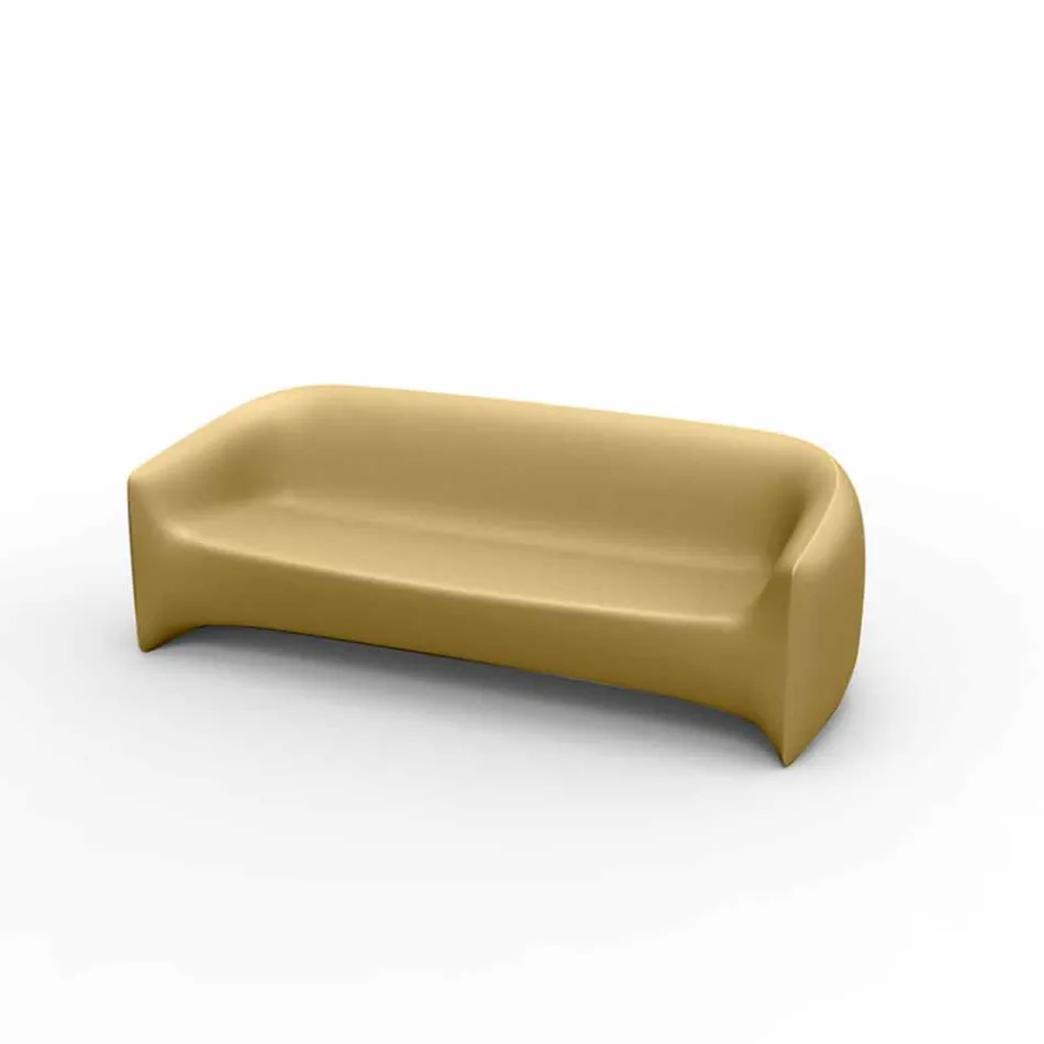 Divano da esterno di design in resina di polietilene Blow by Vondom Viadurini