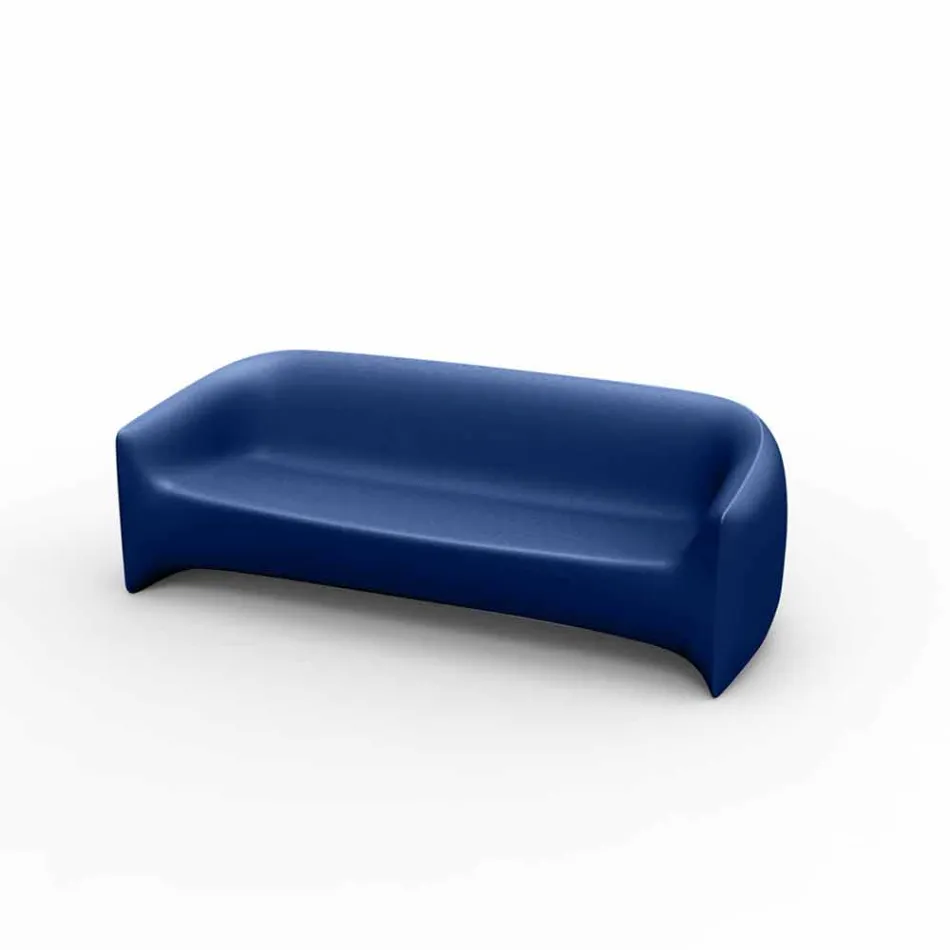 Divano da esterno di design in resina di polietilene Blow by Vondom Viadurini