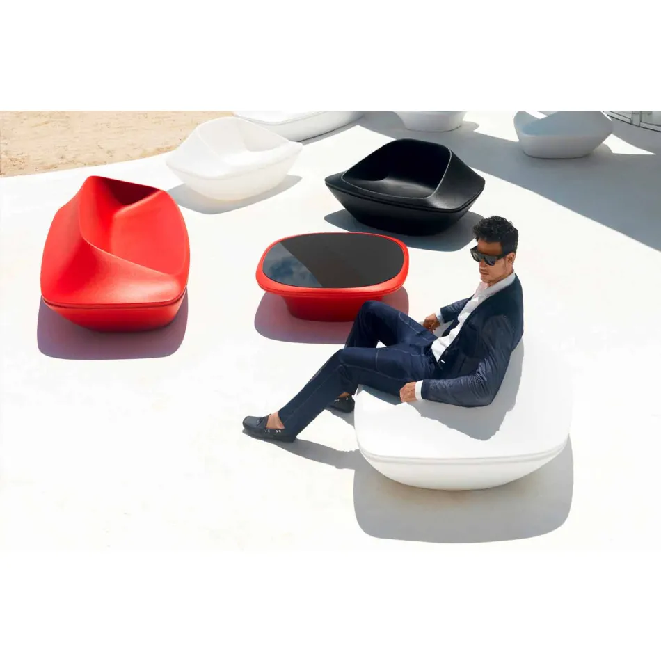 Divano da esterno di design Ufo by Vondom in resina di politilene Viadurini