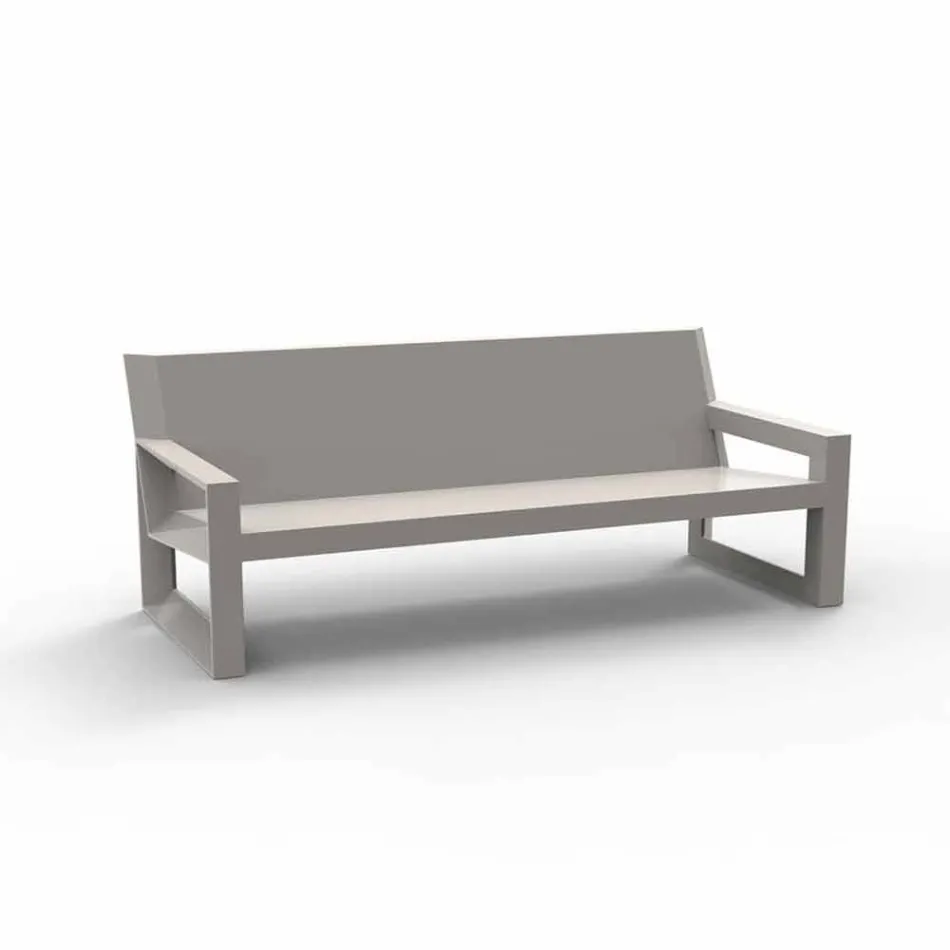 Divano da esterno Frame by Vondom, in resina di polietilene, di design Viadurini