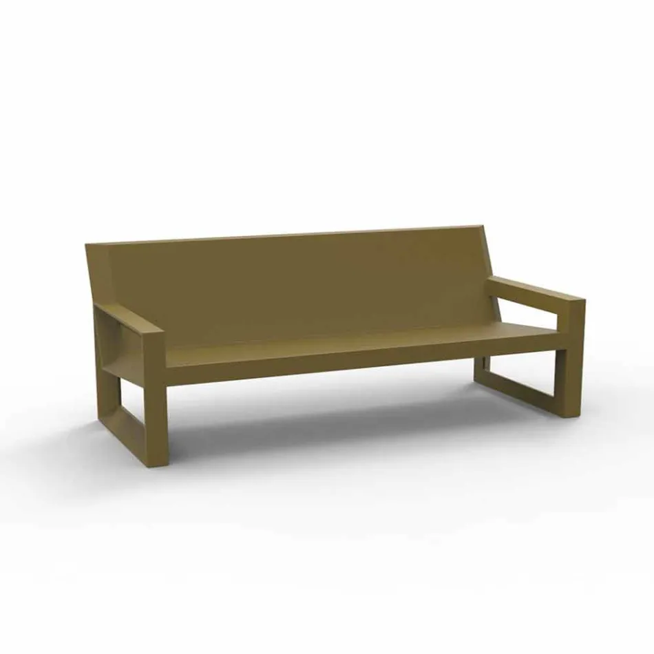 Divano da esterno Frame by Vondom, in resina di polietilene, di design Viadurini