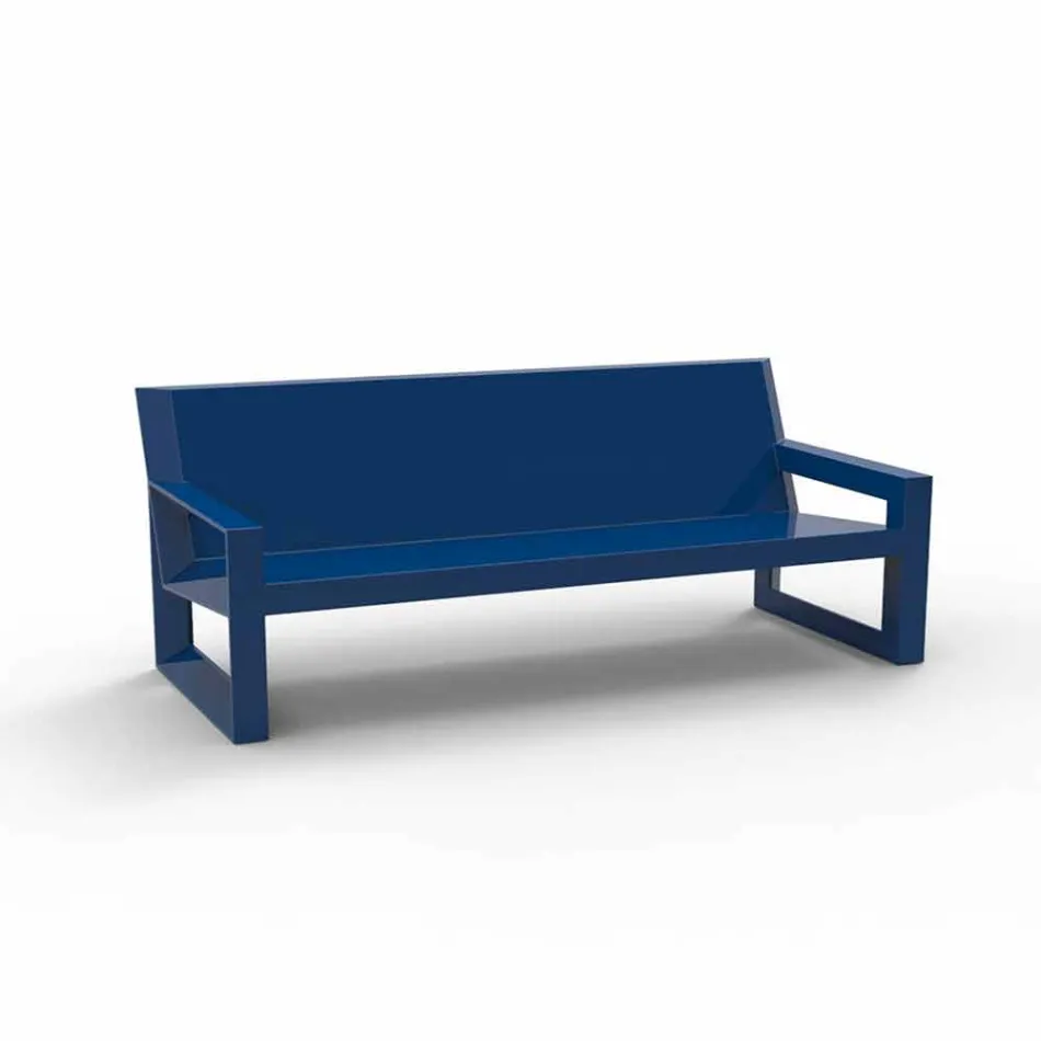 Divano da esterno Frame by Vondom, in resina di polietilene, di design Viadurini