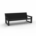 Divano da esterno Frame by Vondom, in resina di polietilene, di design Viadurini