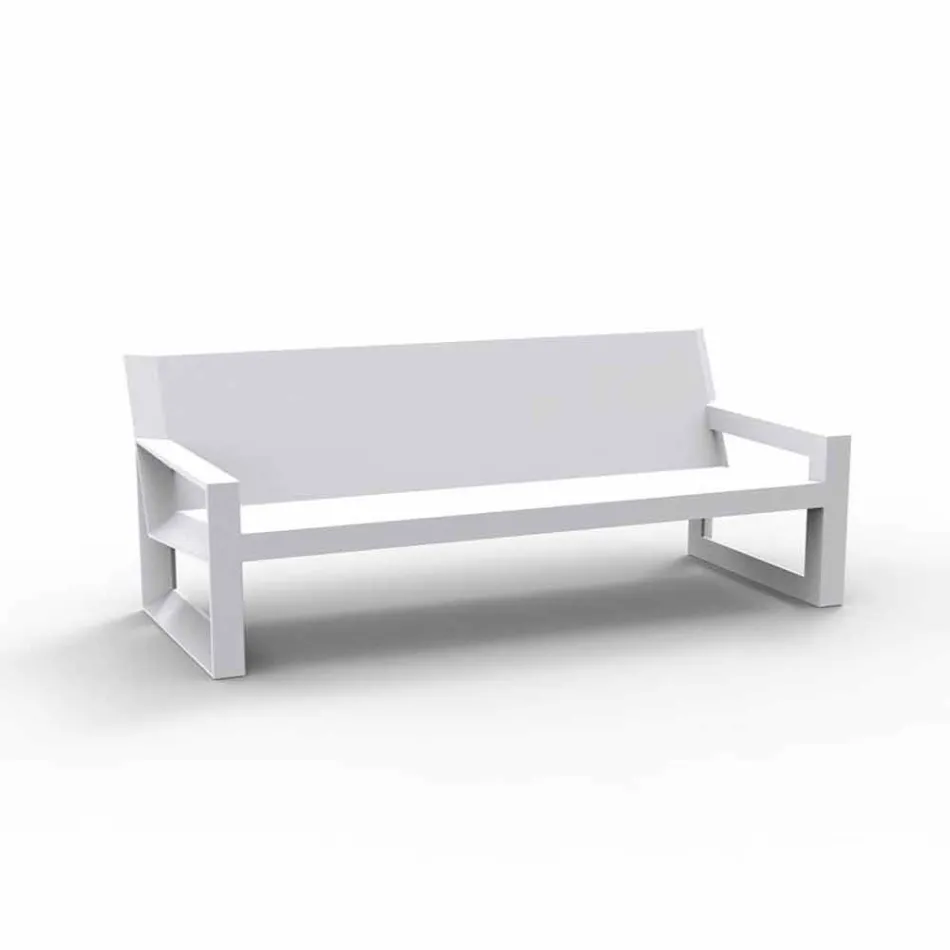 Divano da esterno Frame by Vondom, in resina di polietilene, di design Viadurini