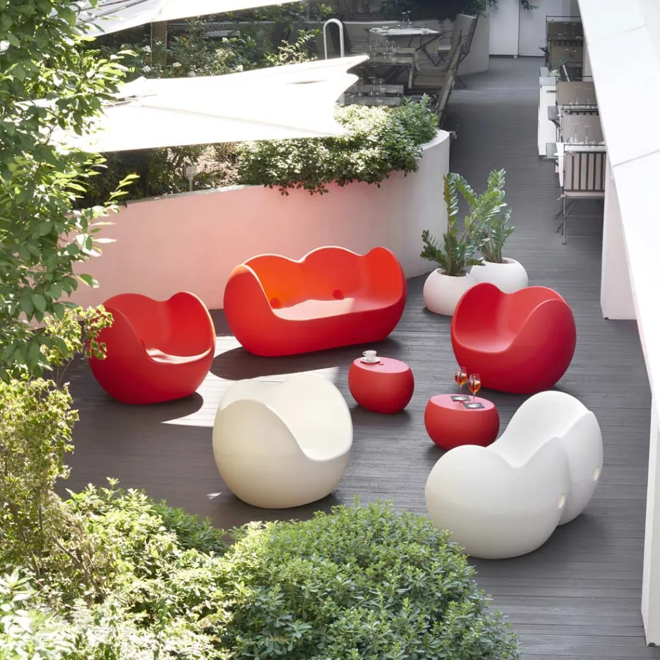 Divano da esterno Slide Blossy design moderno fatto in Italia Viadurini