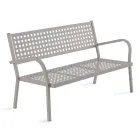 Divano da Giardino 2 Posti con Struttura in Acciaio Made in Italy - Nilda Viadurini