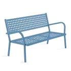 Divano da Giardino 2 Posti con Struttura in Acciaio Made in Italy - Nilda Viadurini