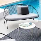 Divano da Giardino Impilabile in Acciaio Zincato Made in Italy – Sansa Viadurini