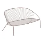 Divano da Giardino Impilabile in Acciaio Zincato Made in Italy – Sansa Viadurini