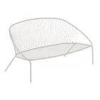 Divano da Giardino Impilabile in Acciaio Zincato Made in Italy – Sansa Viadurini