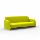 Divano da giardino in polietilene design moderno Pezzettina by Vondom Viadurini