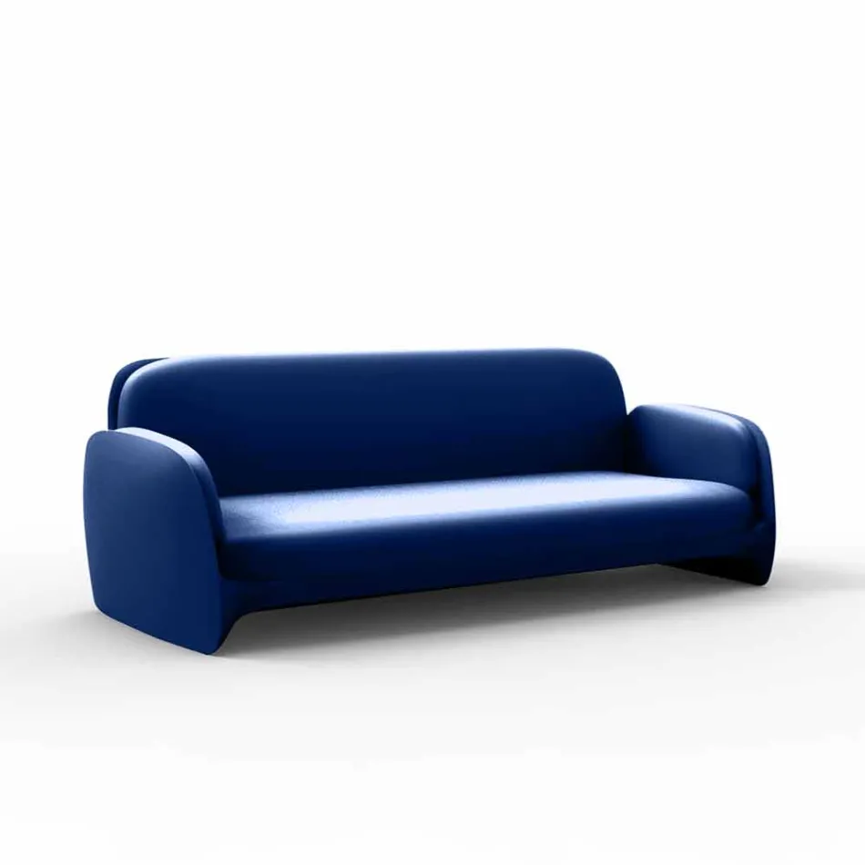 Divano da giardino in polietilene design moderno Pezzettina by Vondom Viadurini