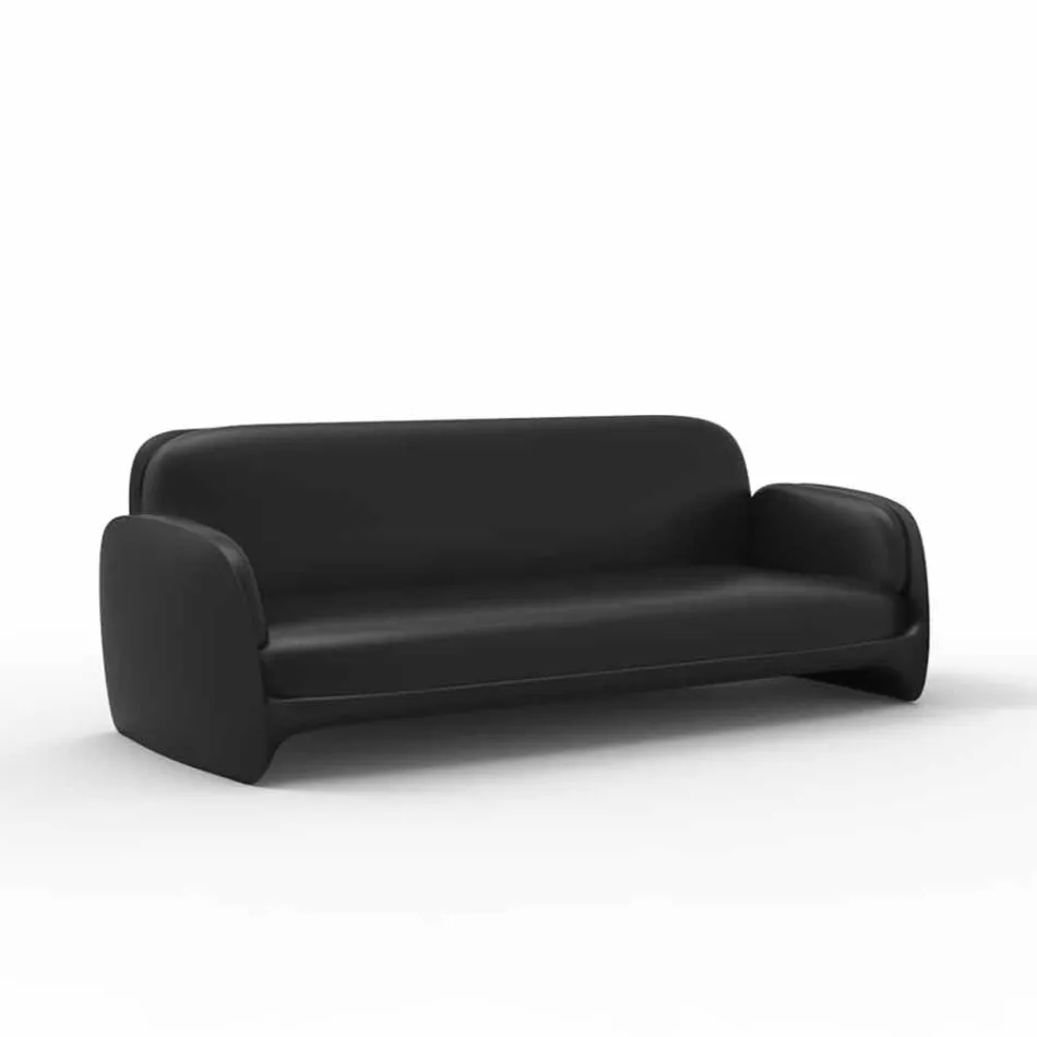 Divano da giardino in polietilene design moderno Pezzettina by Vondom Viadurini