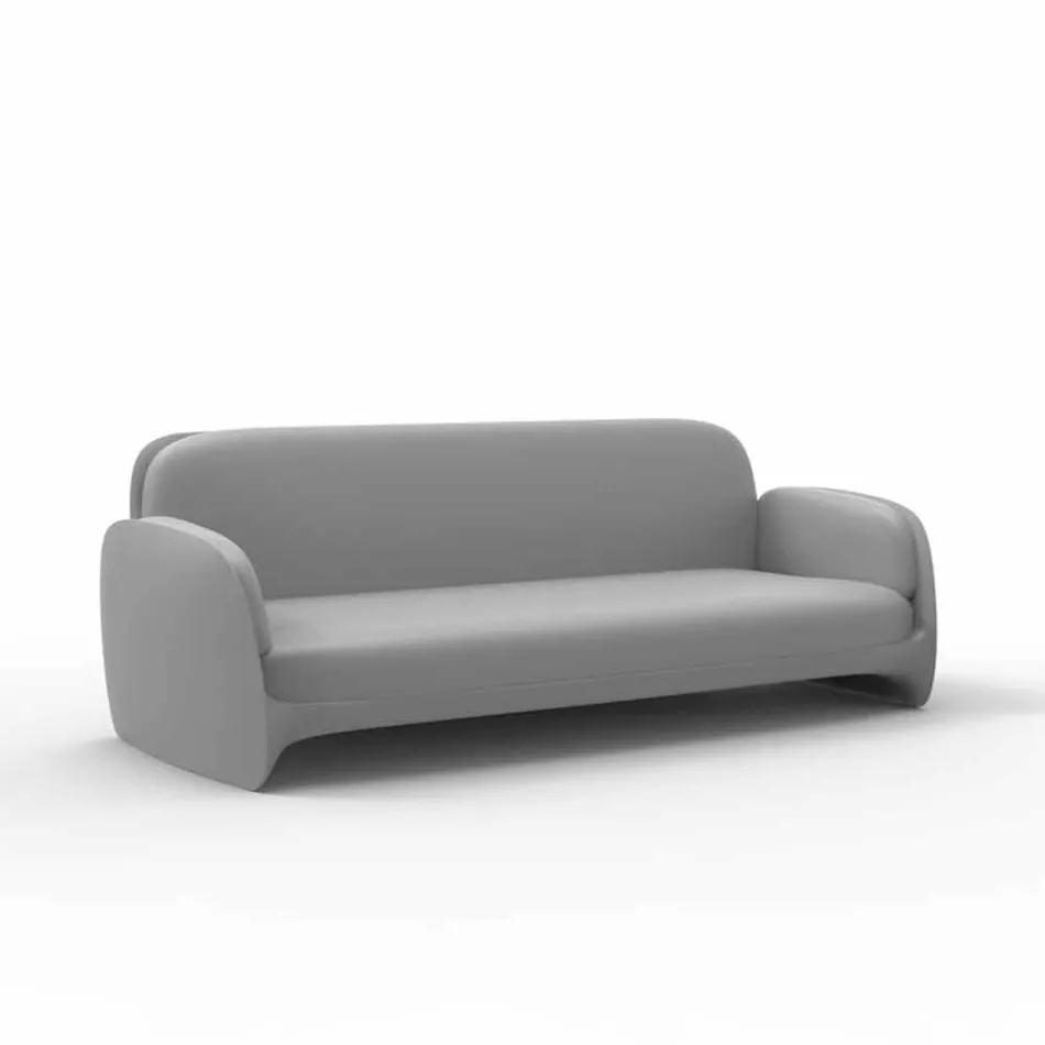 Divano da giardino in polietilene design moderno Pezzettina by Vondom Viadurini