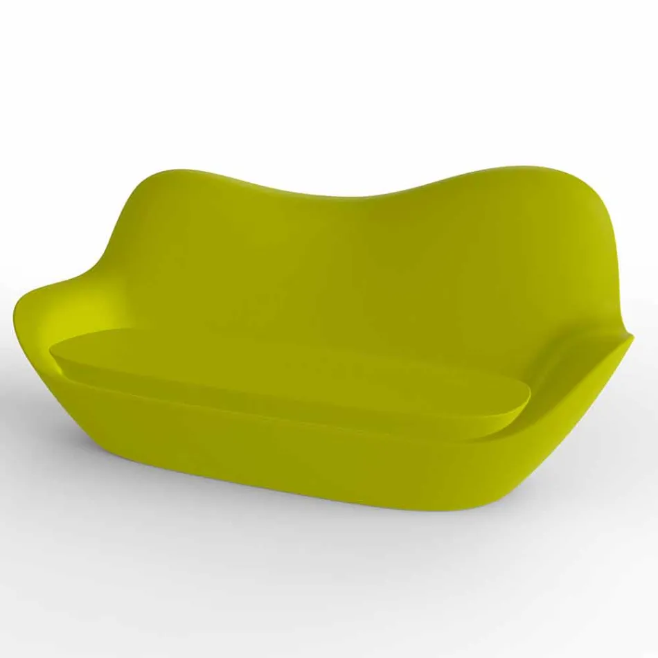 Divano da giardino in polietilene design moderno Sabinas by Vondom Viadurini