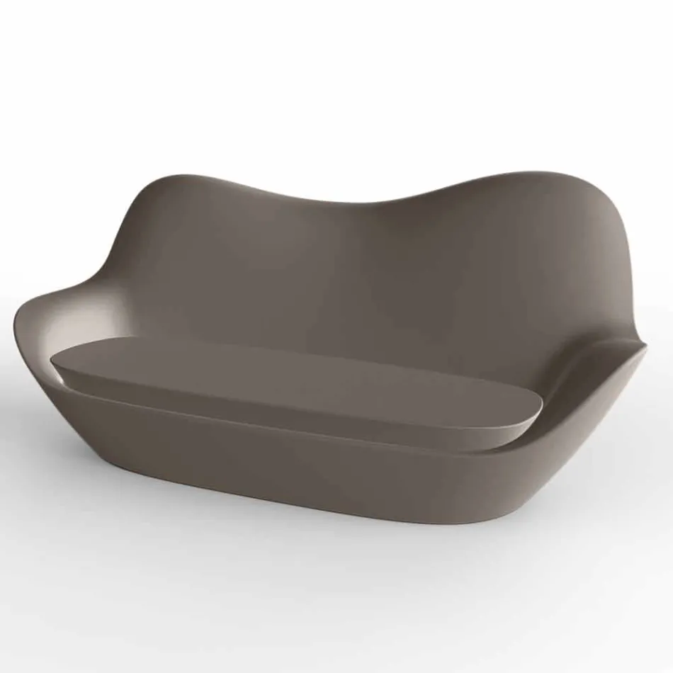 Divano da giardino in polietilene design moderno Sabinas by Vondom Viadurini