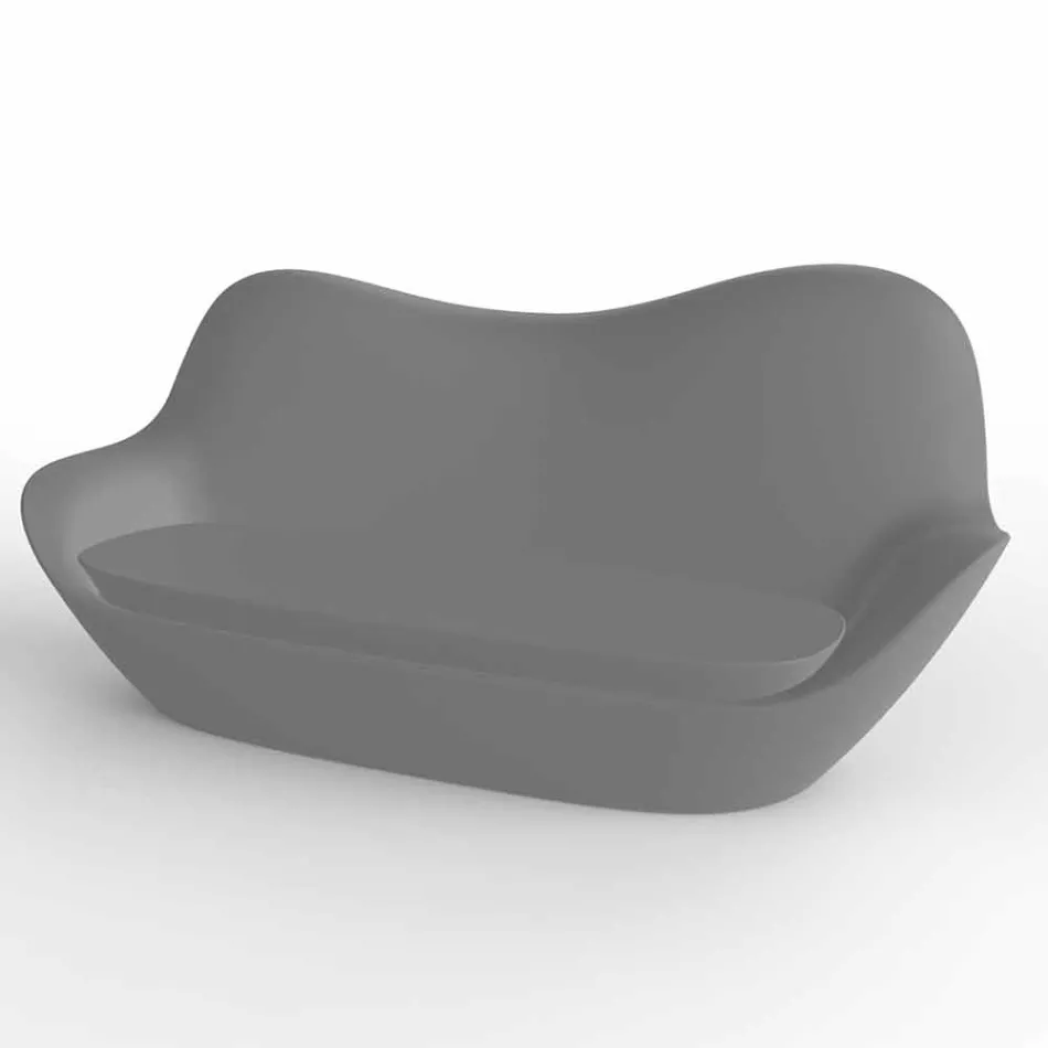 Divano da giardino in polietilene design moderno Sabinas by Vondom Viadurini