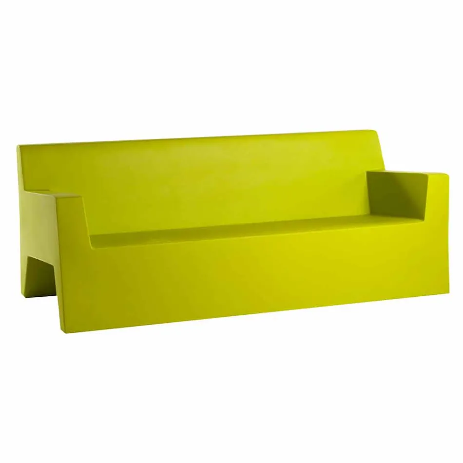 Divano da giardino Jut by Vondom, in resina di polietilene, di design Viadurini