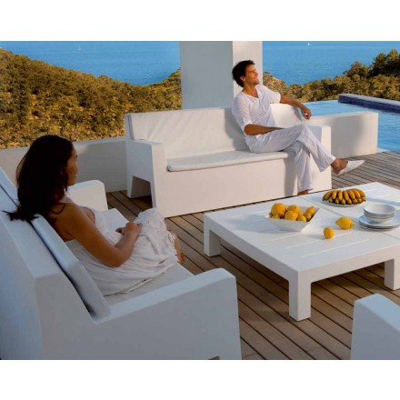 Divano da giardino Jut by Vondom, in resina di polietilene, di design Viadurini