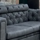 Divano da Salotto con Poggiatesta Reclinabile Made in Italy - Scatenato Viadurini