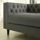 Divano da Salotto con Struttura e Piedini in Legno Made in Italy - Comico Viadurini