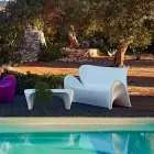 Divano da Salotto Esterno o Interno Design Colorato in Plastica - Lily by Myyour Viadurini