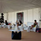 Divano da Salotto Esterno o Interno Design Colorato in Plastica - Lily by Myyour Viadurini