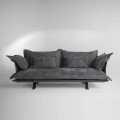 Divano design moderno in pelle Shita, 170, 220 oppure 250 cm
