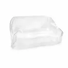 Divano design moderno in plexiglass trasparente Jolly, made in Italy Viadurini