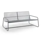 Divano in Metallo per il Giardino Moderno Alta Qualità Made in Italy - Karol Viadurini