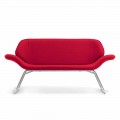 Divano in similpelle da attesa di design made in Italy Cesare