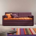 Divano Letto a Castello di Design Rivestito in Tessuto Made in Italy - Gretel
