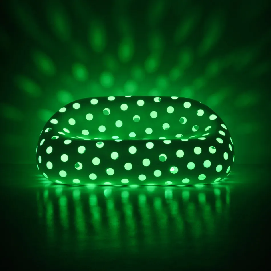 Divano Luminoso da Esterno in Polietilene con LED Made in Italy - Asso Viadurini