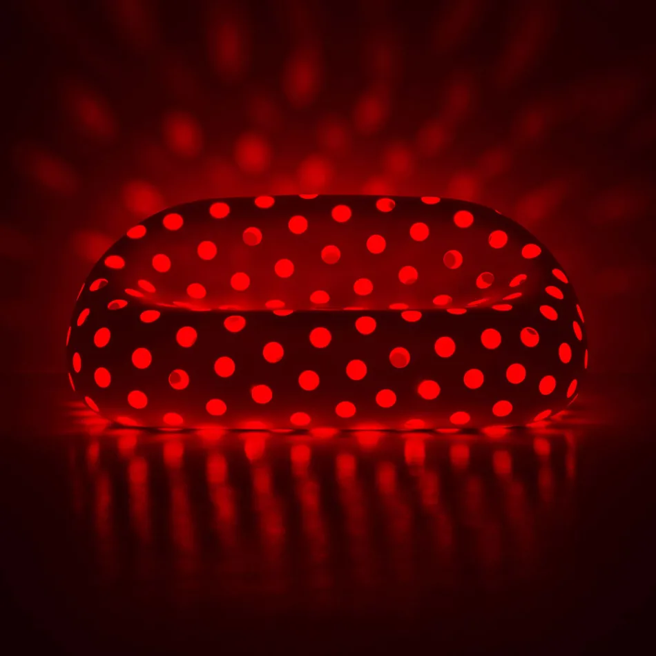 Divano Luminoso da Esterno in Polietilene con LED Made in Italy - Asso Viadurini