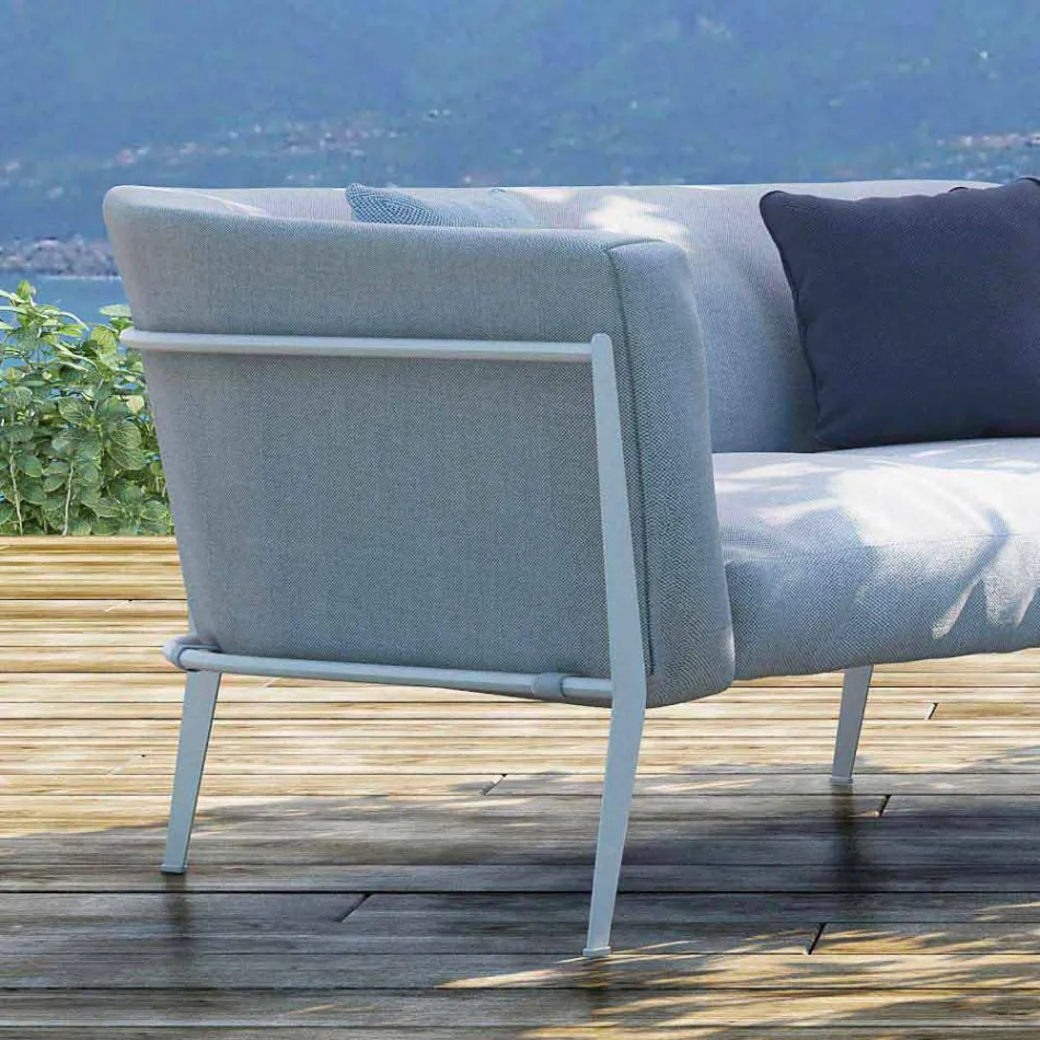 Divano Moderno da Esterno o Interno Sfoderabile Design Made in Italy - Carminio Viadurini