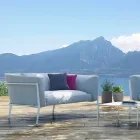 Divano Moderno da Esterno o Interno Sfoderabile Design Made in Italy - Carminio Viadurini