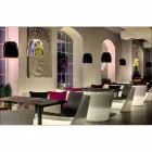 Divano polietilene di design Slide Rap da interno luminoso made Italy Viadurini