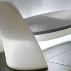 Divano polietilene di design Slide Rap da interno luminoso made Italy Viadurini