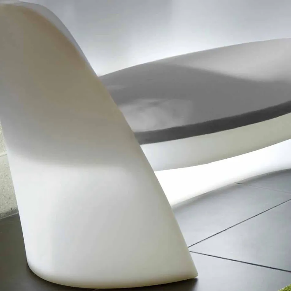 Divano polietilene di design Slide Rap da interno luminoso made Italy Viadurini