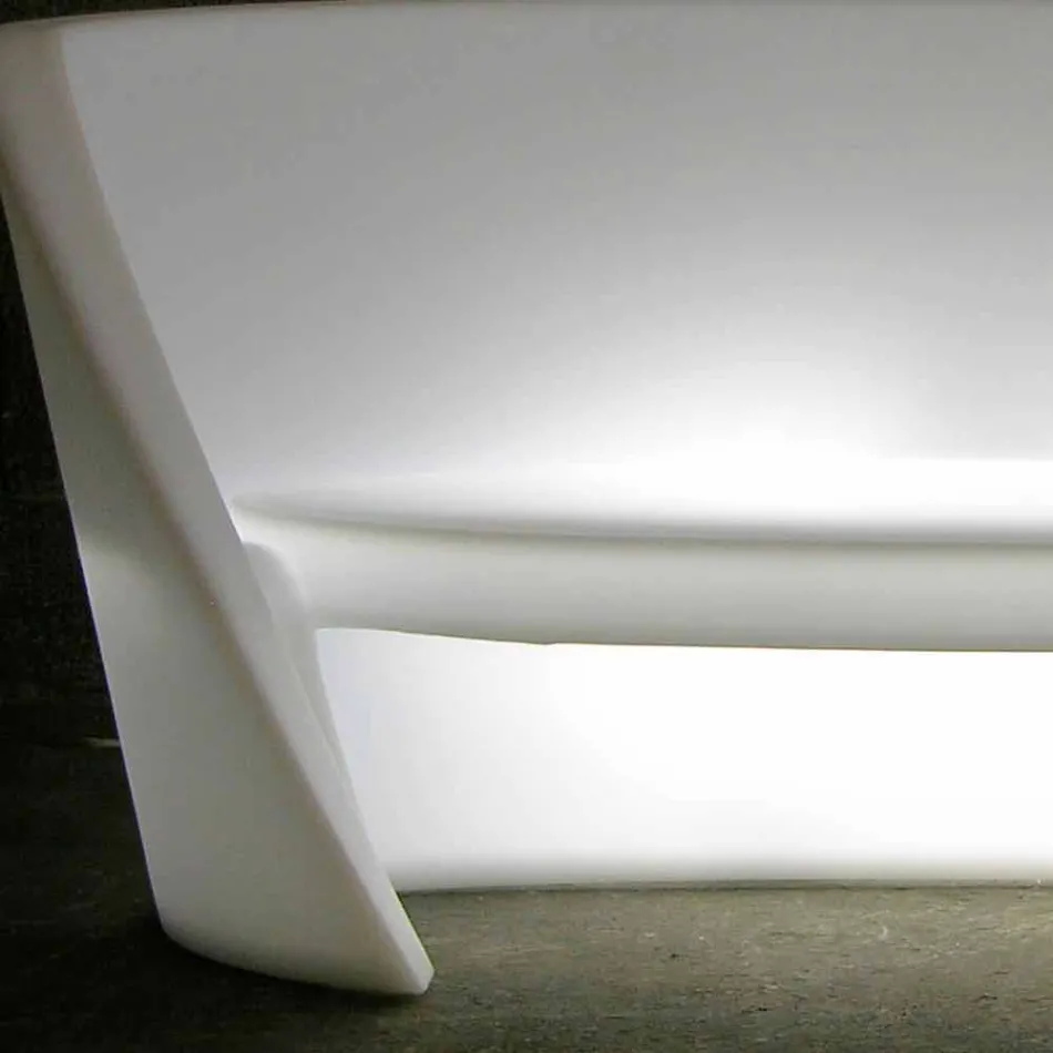 Divano polietilene di design Slide Rap da interno luminoso made Italy Viadurini