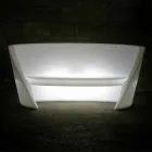 Divano polietilene di design Slide Rap da interno luminoso made Italy Viadurini