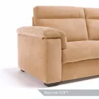 Divano relax elettrico 2 posti,2 sedute elettriche Lilia,made in Italy Viadurini