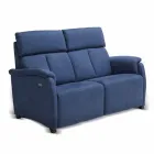 Divano relax elettrico 2posti,2 sedute elettriche Gelso,design moderno Viadurini